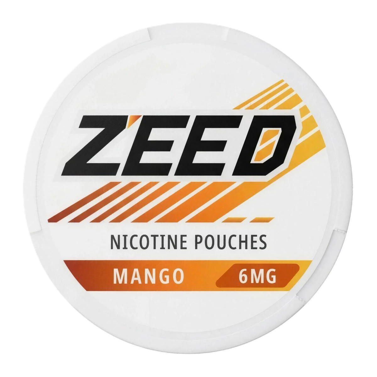 ZEED Mango can, top view